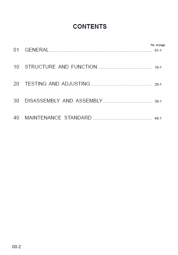 Official Komatsu WA320-3 Repair & Service Manual (PDF)