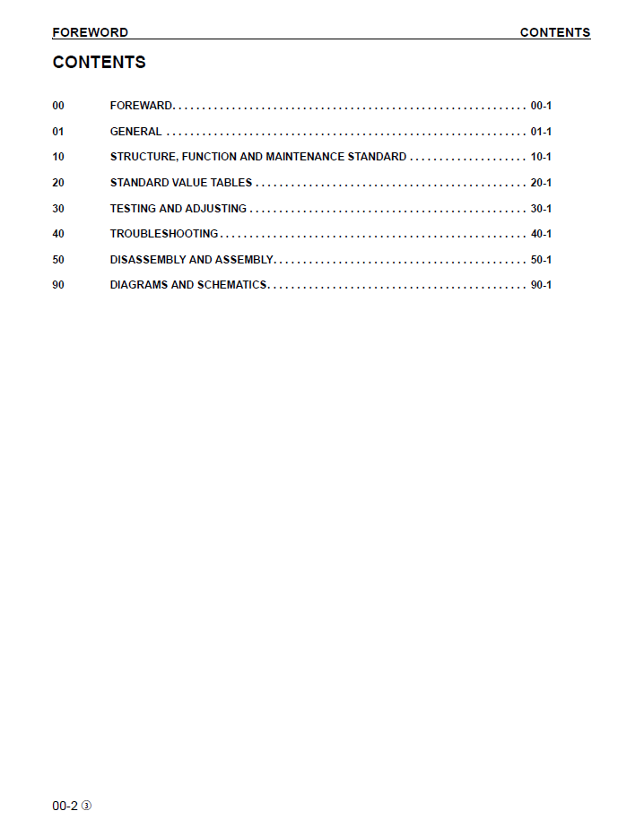 Official Komatsu WA320-6 Wheel Loader Repair Manual CEBM019803