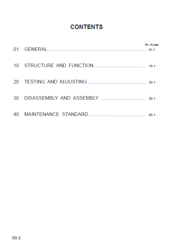 Official Komatsu WA380-3 Service & Repair Manual PDF