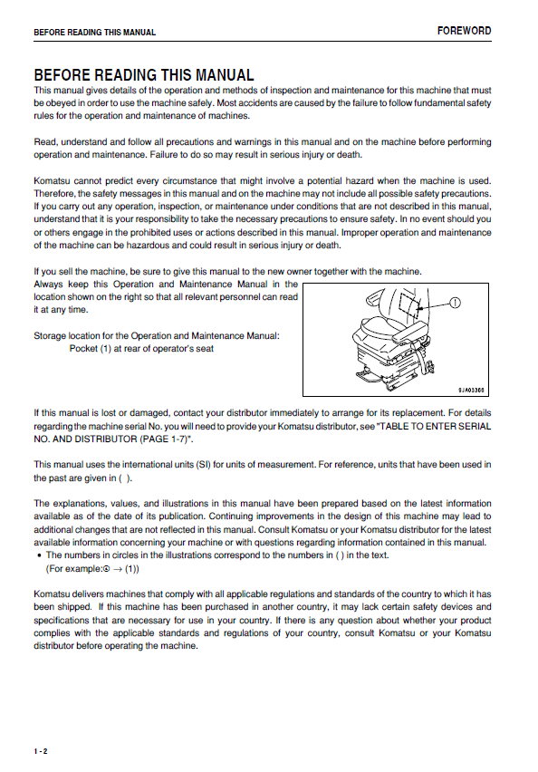 Official Komatsu WA480-6 Wheel Loader Service & Maintenance Guide