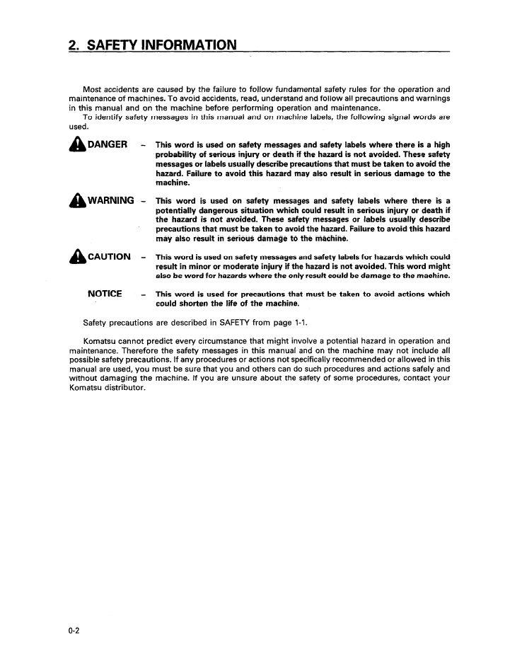 Official Komatsu WA700-3 Wheel Loader Maintenance Guide SEAD018500