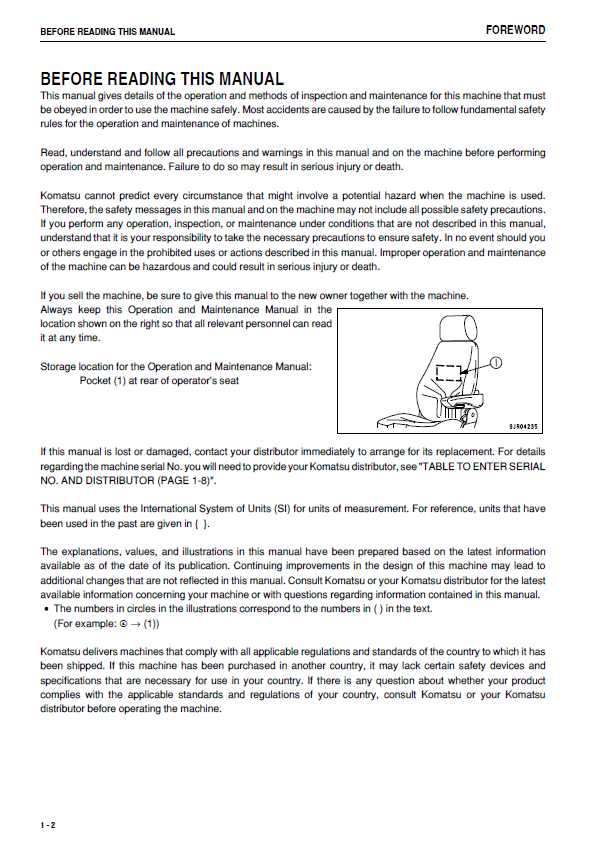 Official Komatsu WA800-3E0 & WA900-3E0 Wheel Loader Service & Maintenance Guide