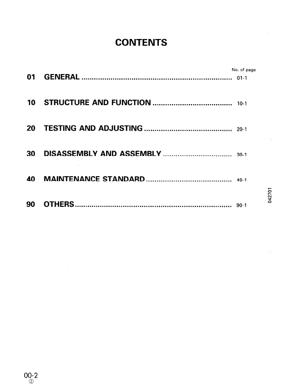 Official Komatsu WA900-1 Wheel Loader Shop Repair Manual