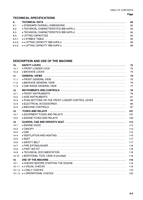 Official Komatsu WB140PS-2 and WB150PS-2 Loader Maintenance & Operation Guide PDF