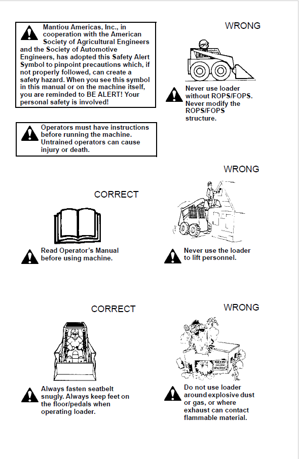 Official Manual: Mustang 2056 EU Series II Skid-Steer Loader (50950014)