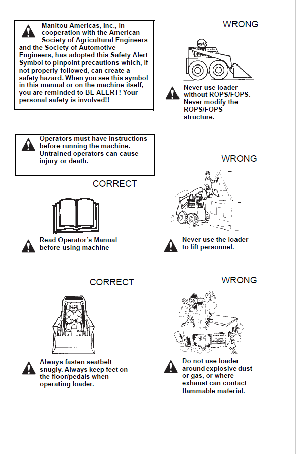 Official Mustang 4000V & [EU] Skid-Steer Loader Manual PDF