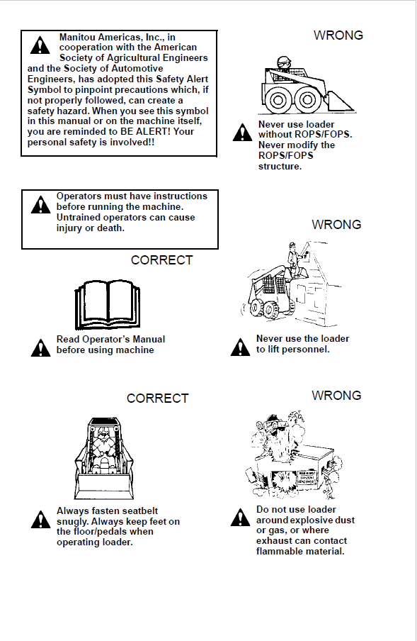 Official Mustang 50950001 Operator Manual for 2700V & 3300V