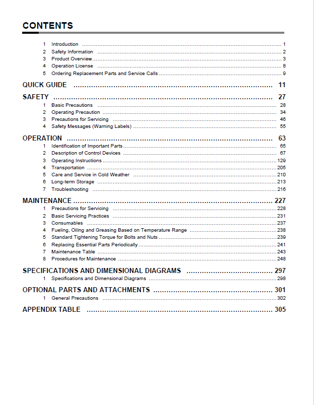 Official Mustang 800Z Compact Excavator 50940212 Operator Manual PDF