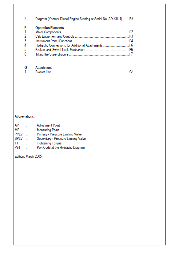 Official Mustang Compact Excavator ME2503 ME3003 ME3503 ME3703 Manual PDF
