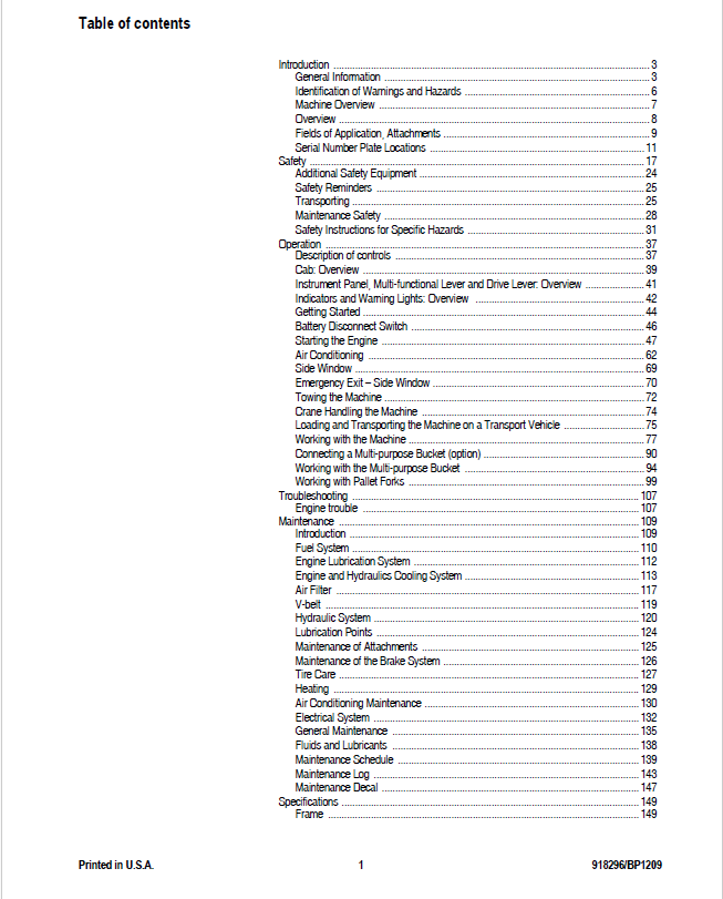 Official Mustang ML460 All-Wheel-Steer Loader Operator Manual PDF 918296