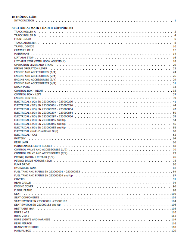 Official Mustang MTL316 Parts Manual (917296 PDF)