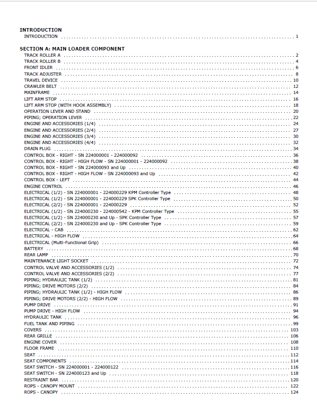 Official Mustang MTL320 Parts Manual & Diagrams (917319)