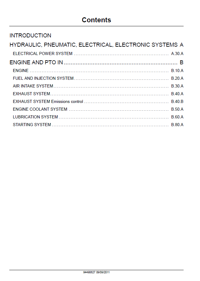 Official New Holland F3DE3684A F3DE3684B Workshop Manual (84490627)