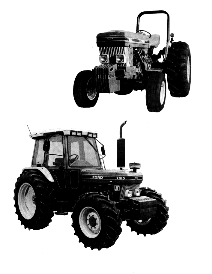 Official New Holland Ford 7810 Tractor User Handbook (42781010)