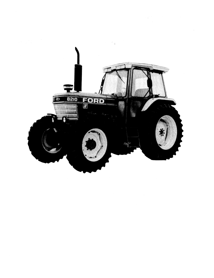 Official New Holland Ford 8210 Electro-Link User Handbook (42821012)