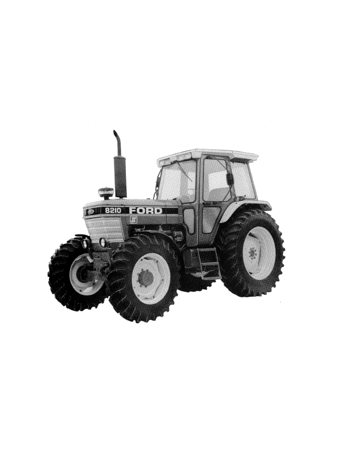 Official New Holland Ford 8210 Mark II Tractor User Handbook (42821011)