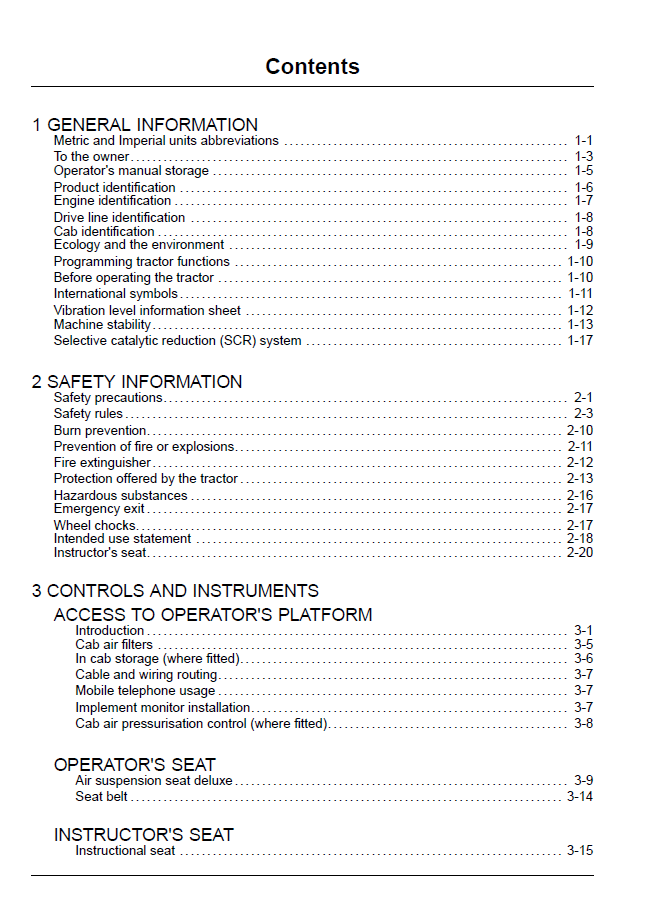 Official New Holland T7.230, T7.245, T7.260 Operator Manual (47789212)