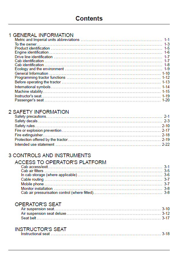 Official New Holland T7030, T7040, T7050 Operator Manual (47789308)