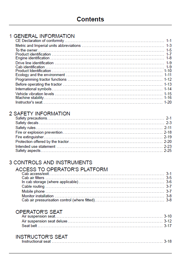 Official New Holland T7030, T7040, T7050 Operator Manual (47789309)