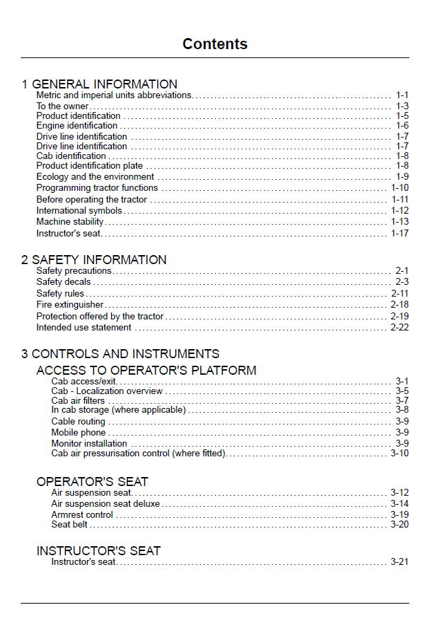 Official New Holland T7030, T7040, T7050 Operator Manual (47789321)
