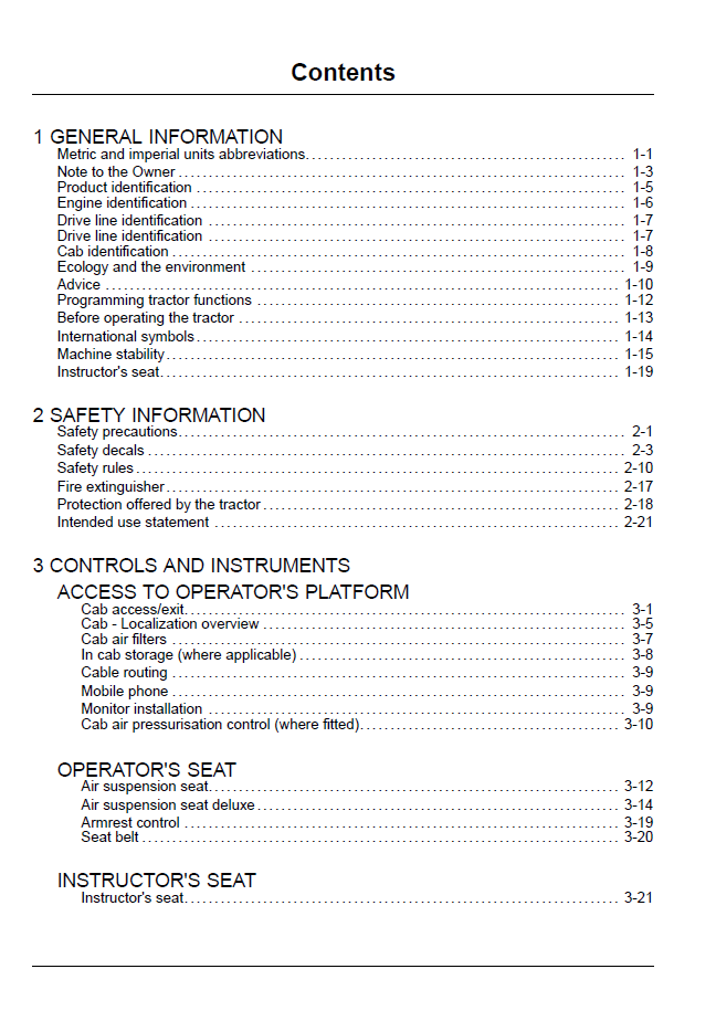 Official New Holland T7070 Auto & Power Command Operator Manual (47789316)