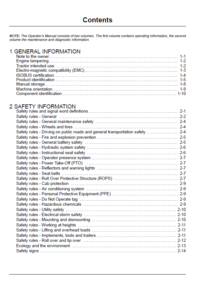 Official New Holland T8 Series SmartTrax Tractor Operator's Manual - 47886364