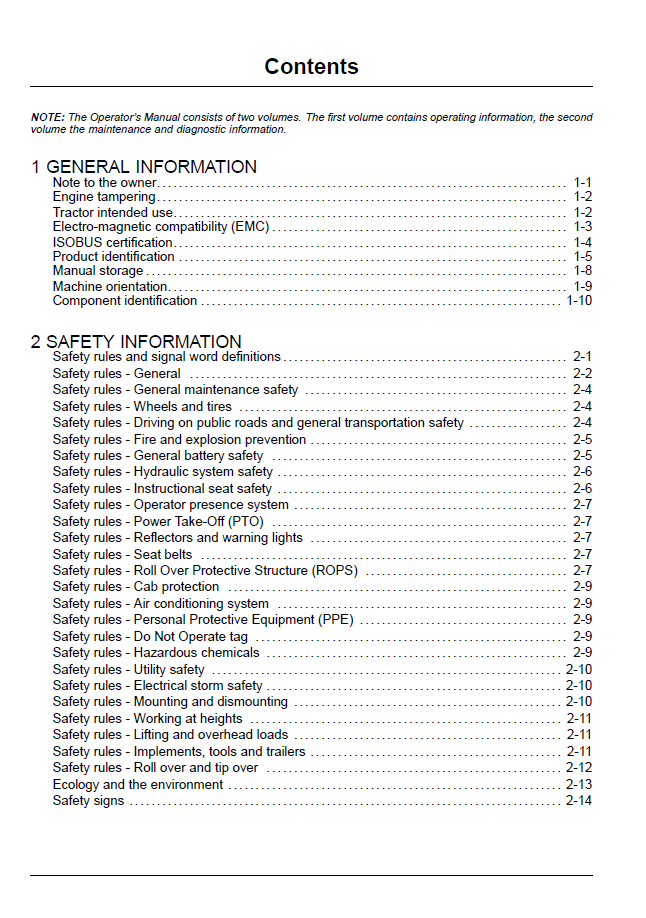 Official New Holland T8 Series SmartTrax Tractor Operator's Manual - 47886380