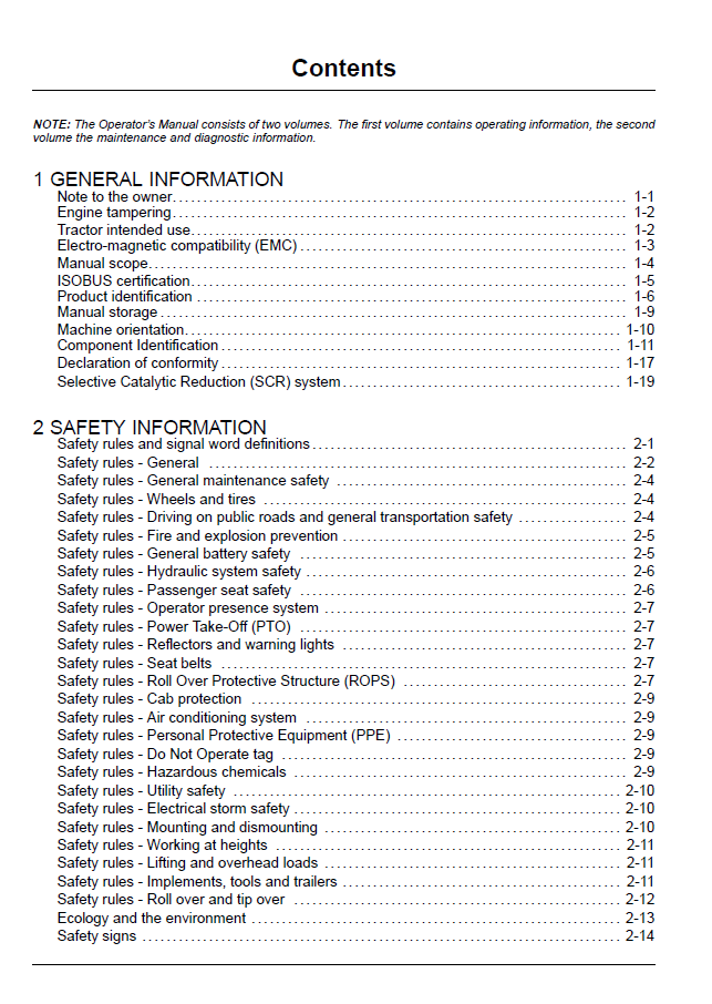 Official New Holland T8 Series SmartTrax Tractor Operator's Manual - 47886384