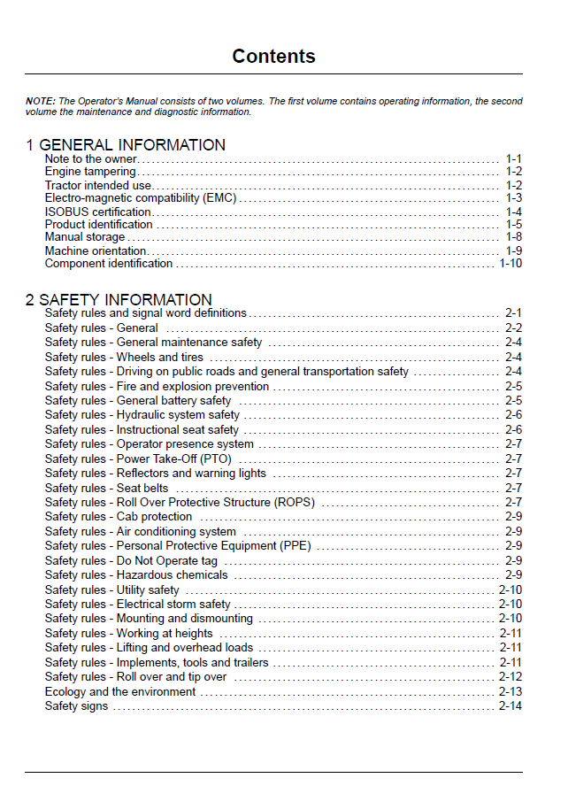 Official New Holland T8 Series SmartTrax Tractor Operator's Manual - 47886403