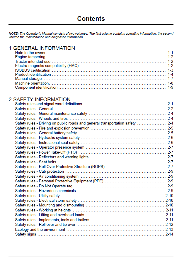 Official New Holland T8 SmartTrax Tractor Operator & Maintenance Manual (47824572)