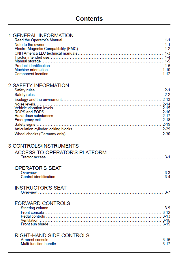 Official New Holland T9 Series Tier 2 Tractor User Manual 47538873