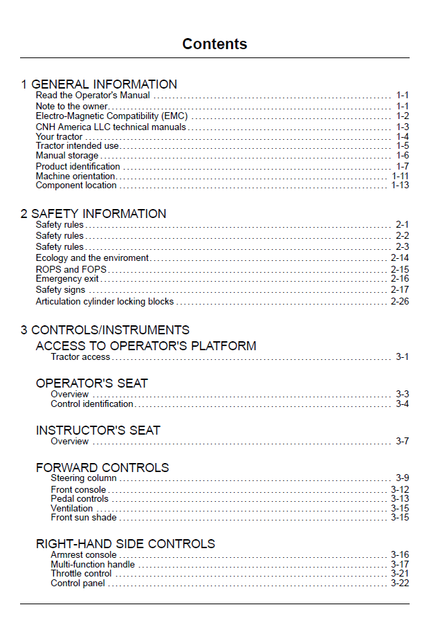 Official New Holland T9 Series Tier 2 Tractor User Manual 47538895