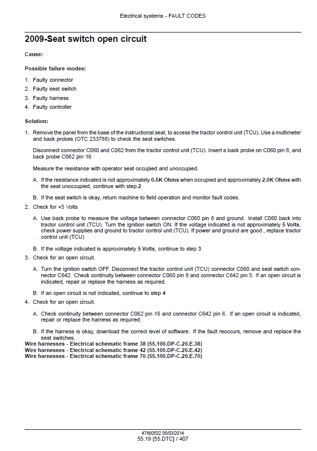 Official New Holland T9 Tier 4B Series Service Manual | Part No. 47687988