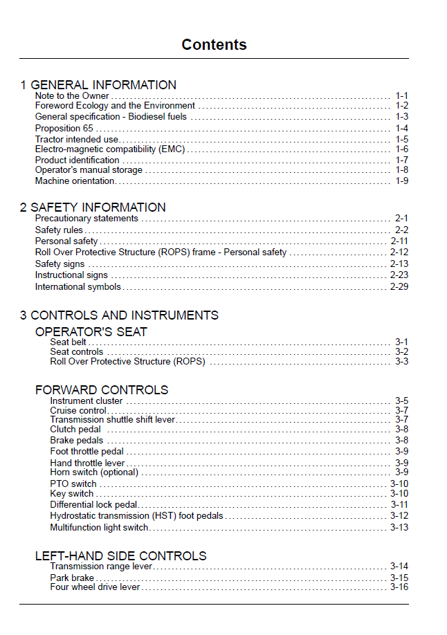 Official New Holland Workmaster Compact Tractor Operator's Manual | Part No. 47708977