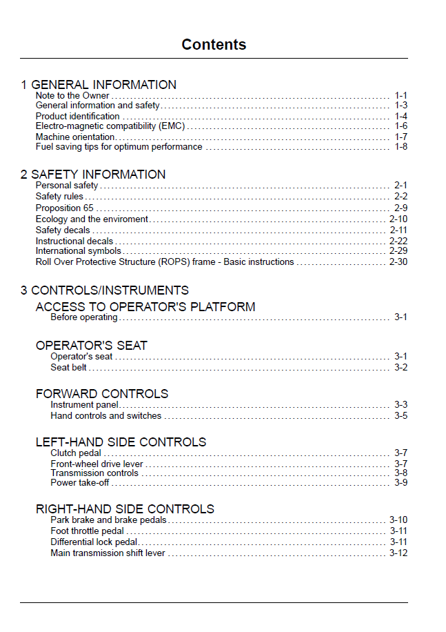 Official New Holland Workmaster Series Compact Tractor User Manual 47538436