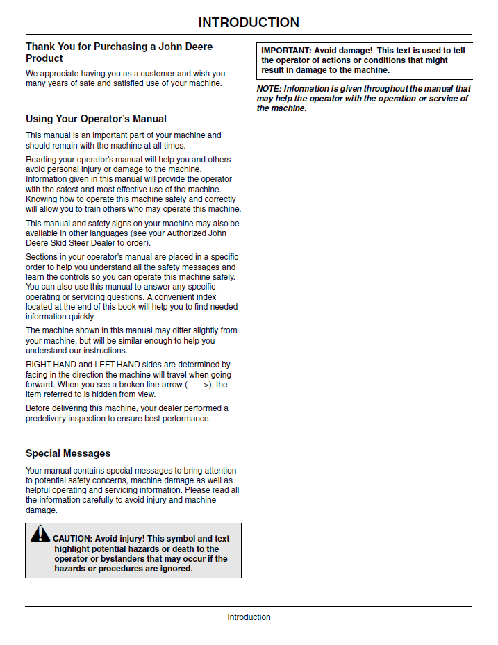 Official OMKV18678 Manual: John Deere 260 & 270 Skid Steer Guide