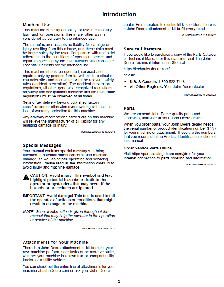 Official OMUC43301 Z900M / Z900R Pro Series Operator Instruction Guide