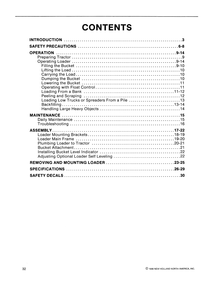 Official Operator Manual 43591002 for New Holland 7106Q & 7108Q Quick Attach Loaders