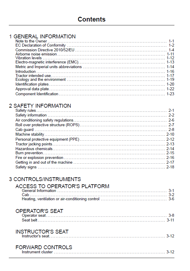 Official Operator Manual 47374315 for New Holland T4 Powerstar Tractors