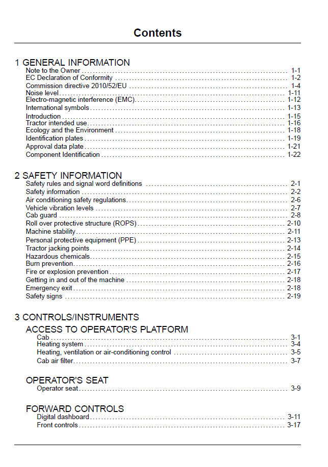Official Operator Manual 47374872 for New Holland T4030F, T4040F, T4050F, and T4060F Orchard Tractors