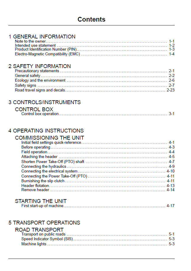 Official Operator Manual 47419733 for New Holland Megacutter 530 Mower-Conditioner