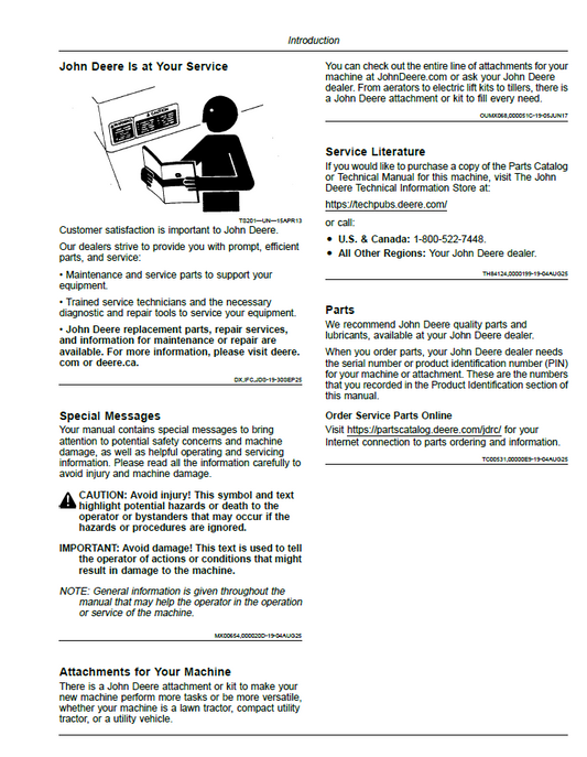 Official Operator Manual for John Deere Z900M/Z900R Pro Series