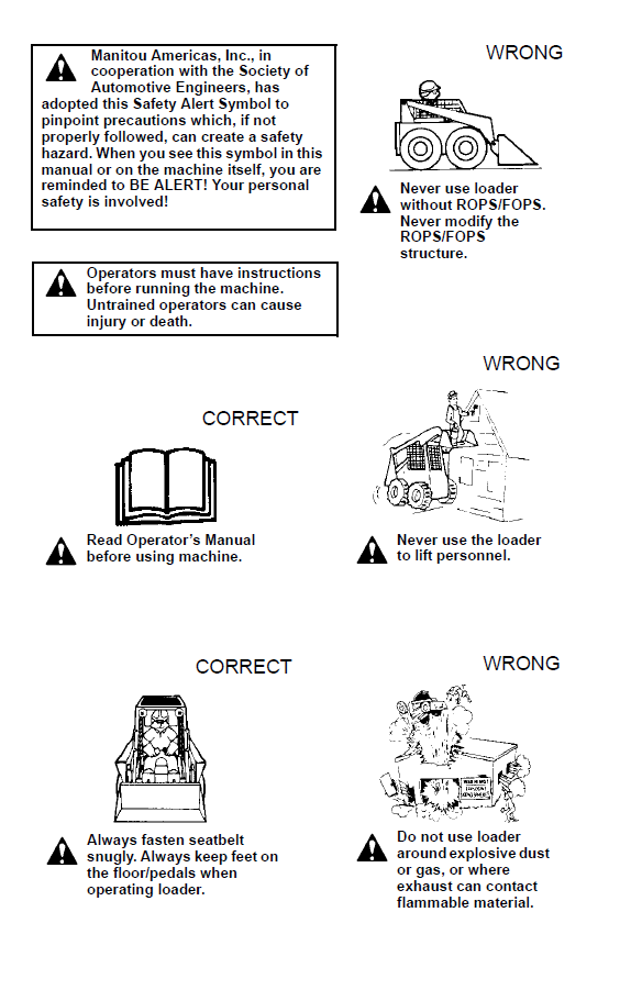 Official Operator Manual for Mustang 2066, 2076, and 2086 Loaders (PDF)