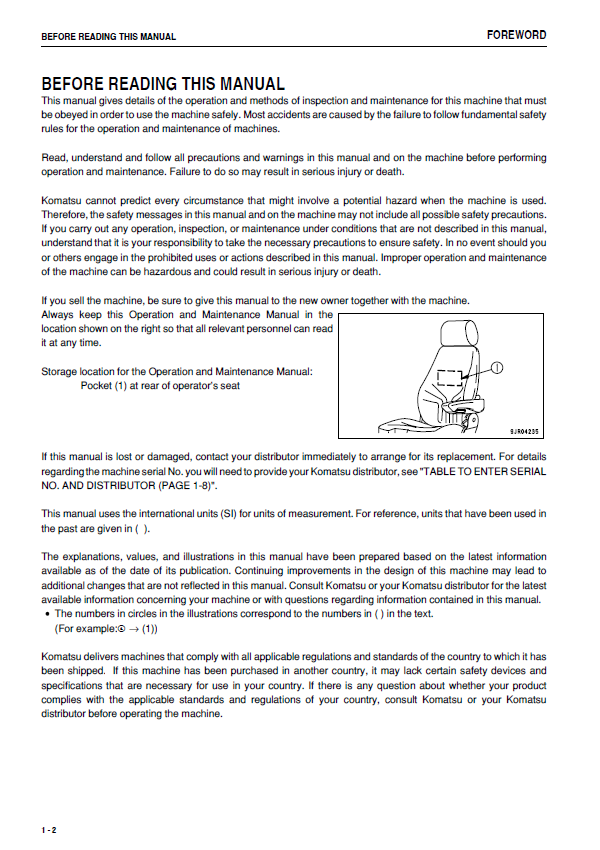 Official Operator and Maintenance Guide for Komatsu WA800-3E0 & WA900-3E0 Loaders