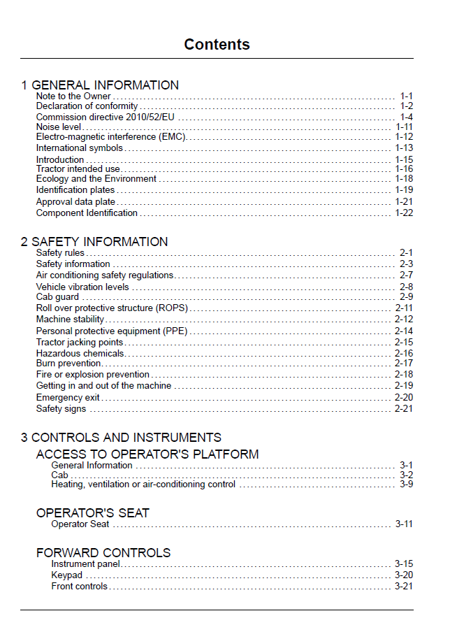 Official Operator's Manual for New Holland T5030–T5070 (47767853)
