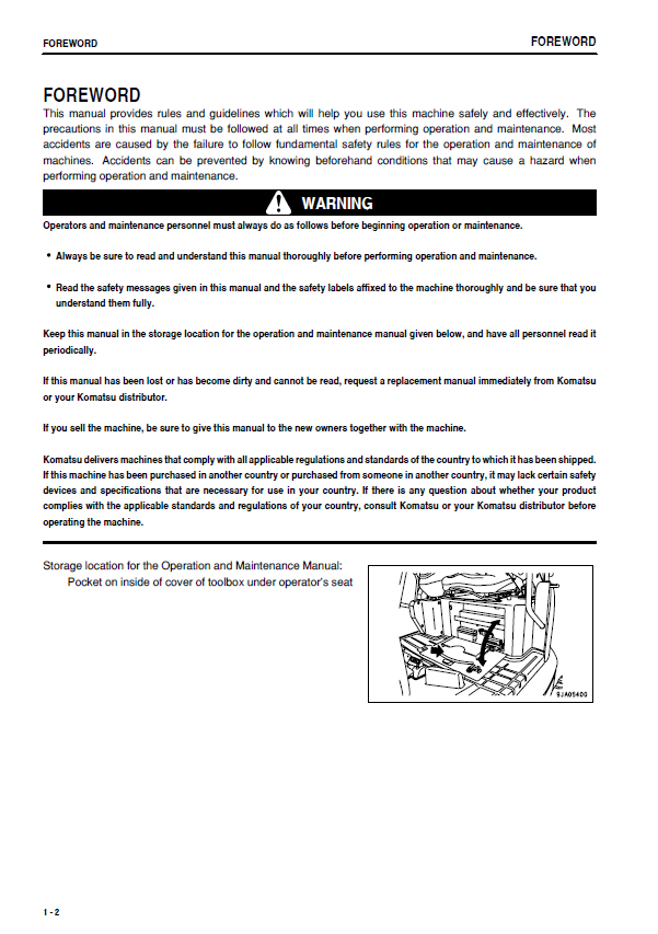 Official PDF Guide: Komatsu PC27MR-2 and PC35MR-2 Excavator Maintenance