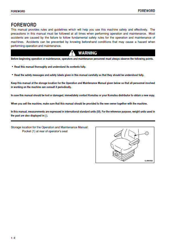 Official PDF: Komatsu WA250-5 Wheel Loader Service & Maintenance Guide