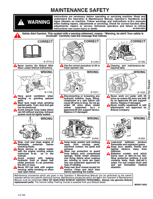 Official Part 6556606: Bobcat 310 & 313 Workshop Repair Guide