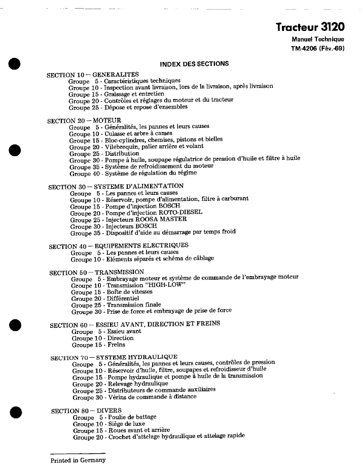 Official TM4206 Service Manual for John Deere 3120 Tractor