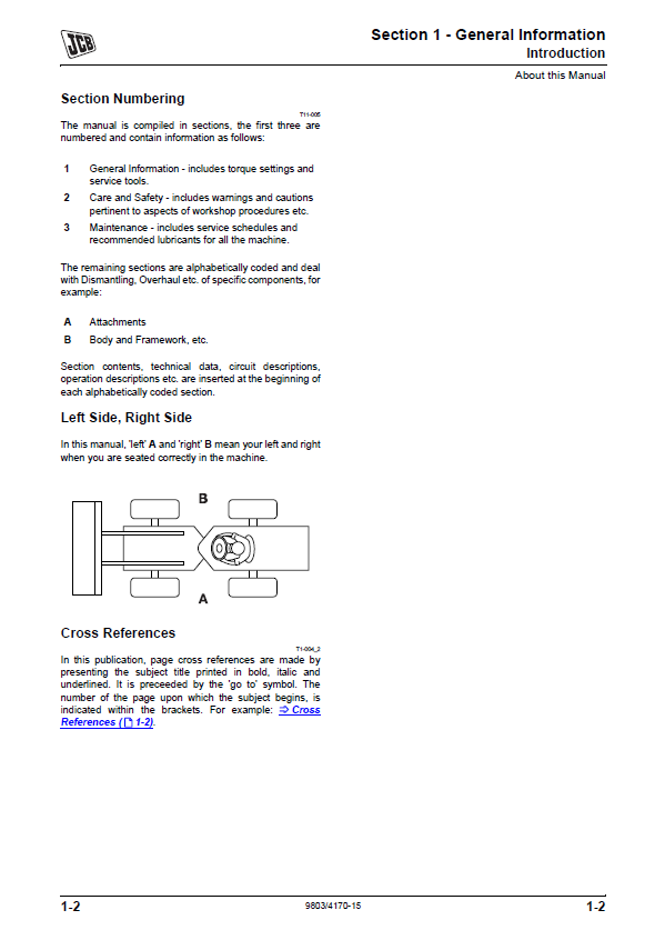 Official Workshop Service Manual for JCB Wheeled Loading Shovels (412S–416S) 